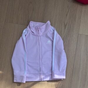 Adidas Lilac Track Suit with White Accents